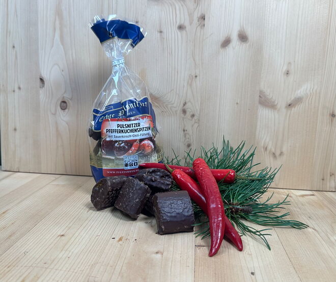 Gefüllte Spitze mit Sauerkirsch-Chilli -Füllung